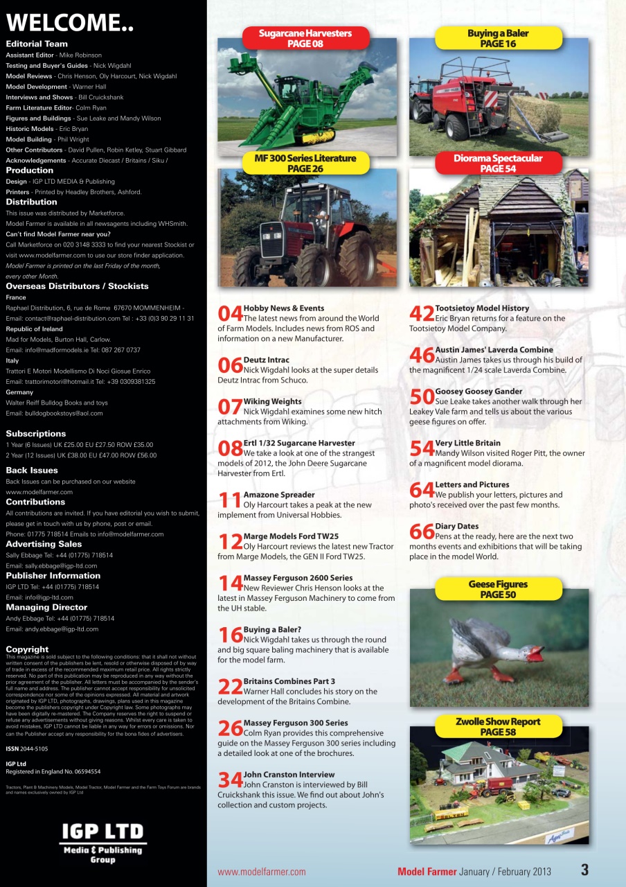 Model Farmer Magazine Preview Pages