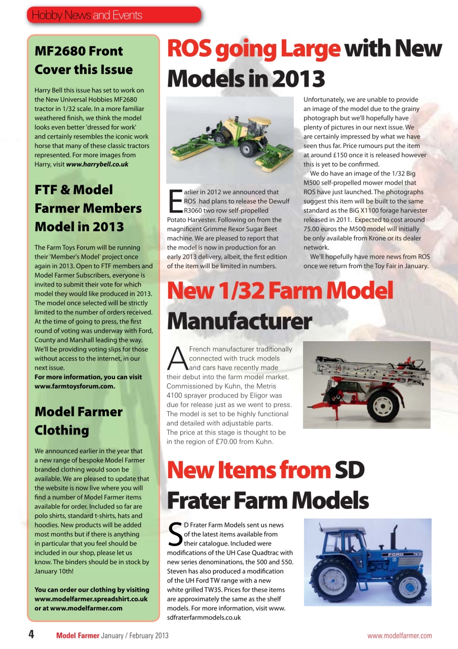 Model Farmer Magazine Preview Pages