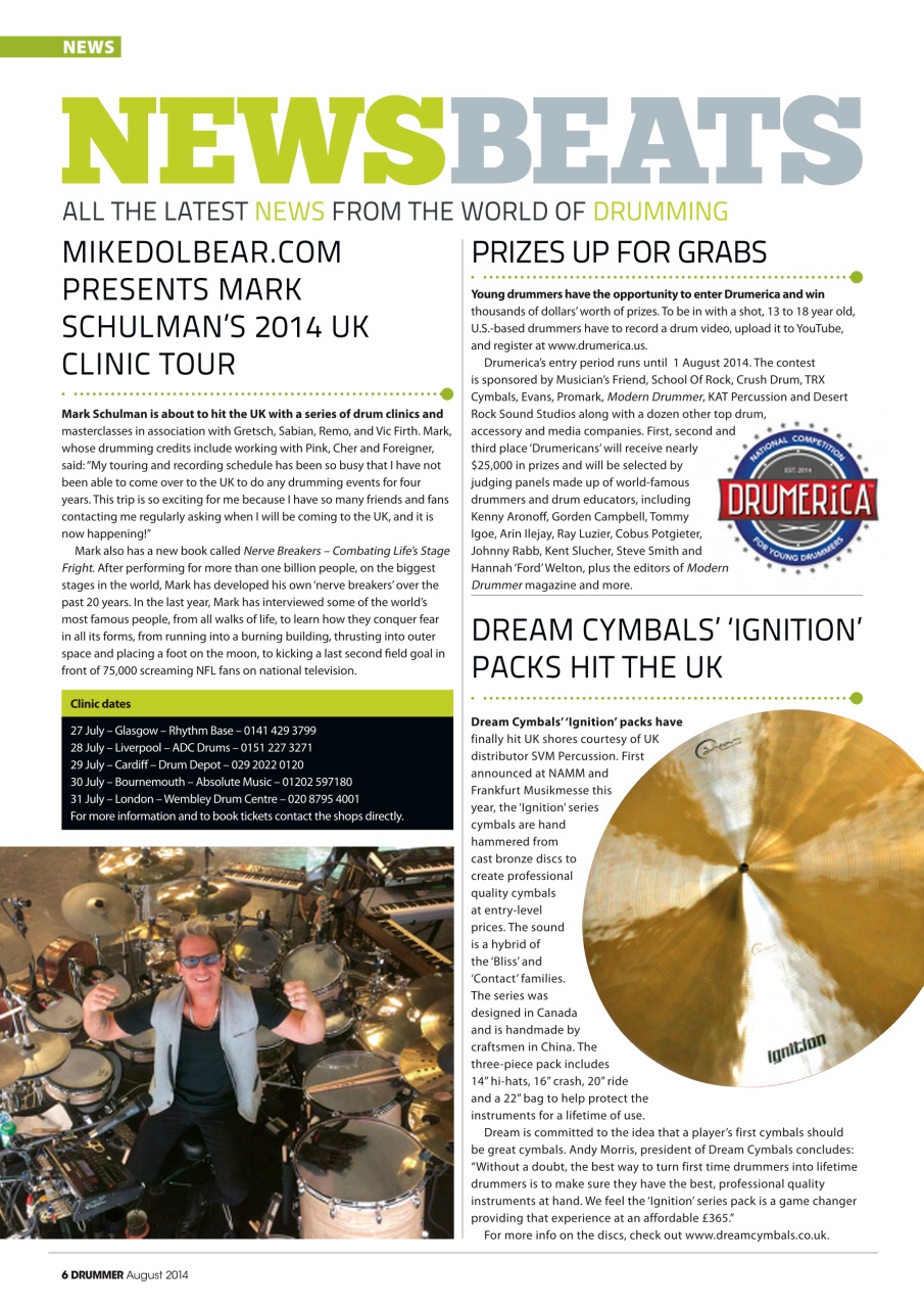 iDrum magazine: Never miss a beat Preview Pages
