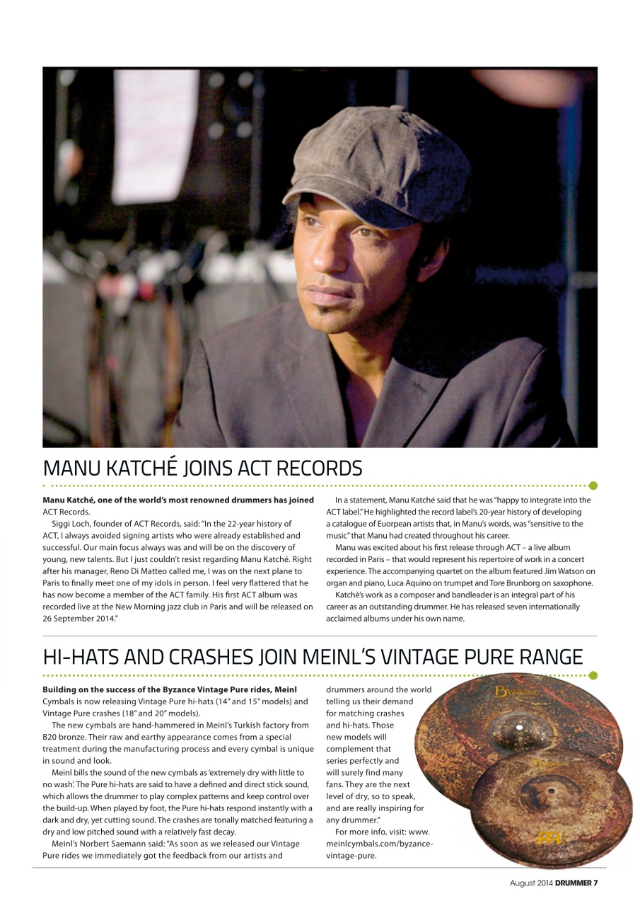 iDrum magazine: Never miss a beat Preview Pages