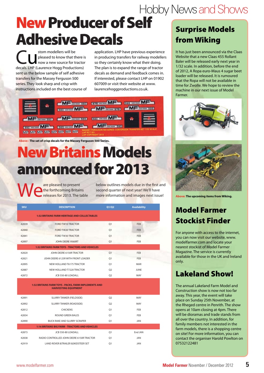 Model Farmer Magazine Preview Pages