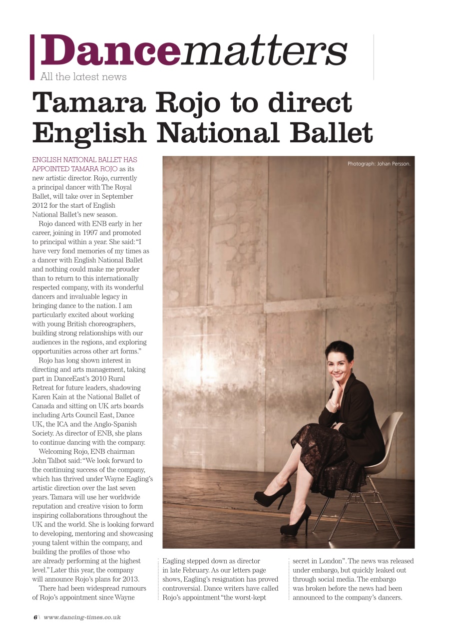 Dancing Times Preview Pages