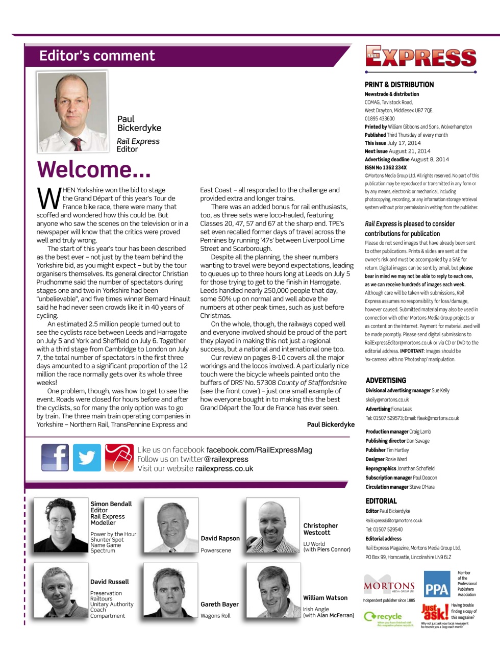 Rail Express Preview Pages