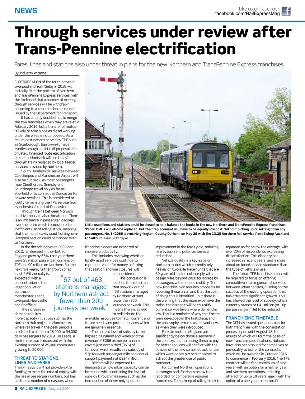 Rail Express Preview Pages