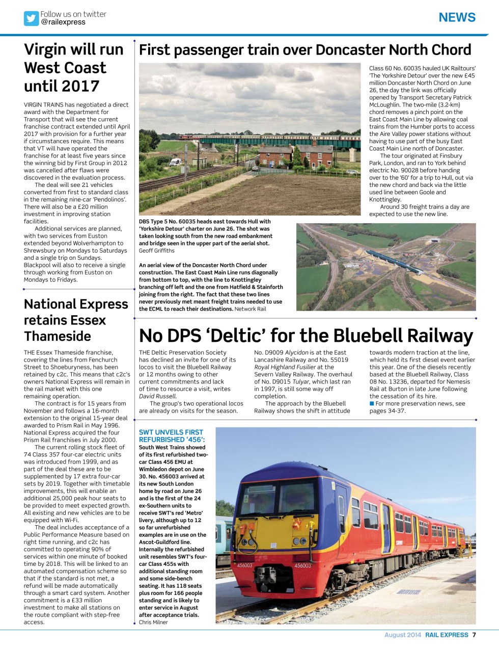 Rail Express Preview Pages