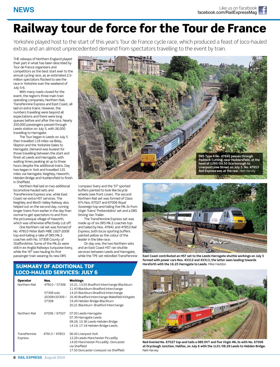 Rail Express Preview Pages