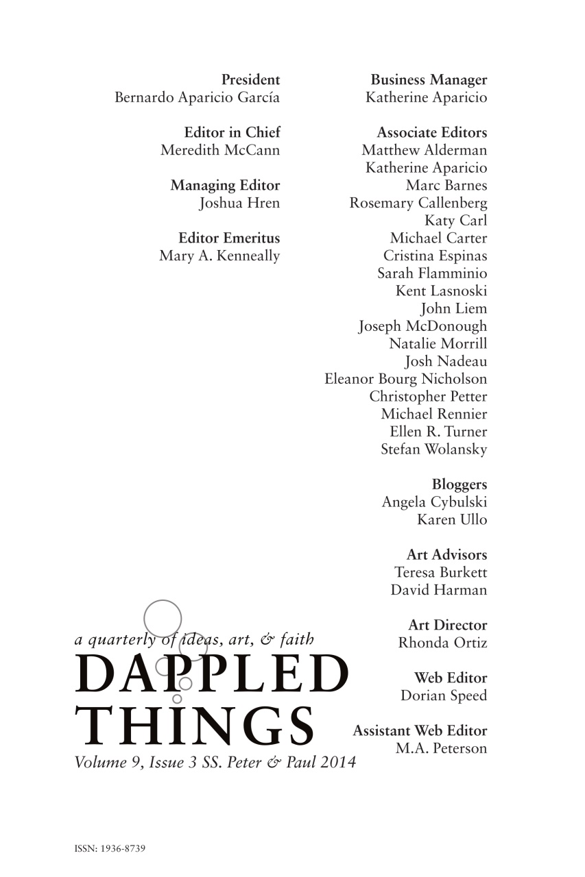 Dappled Things Preview Pages