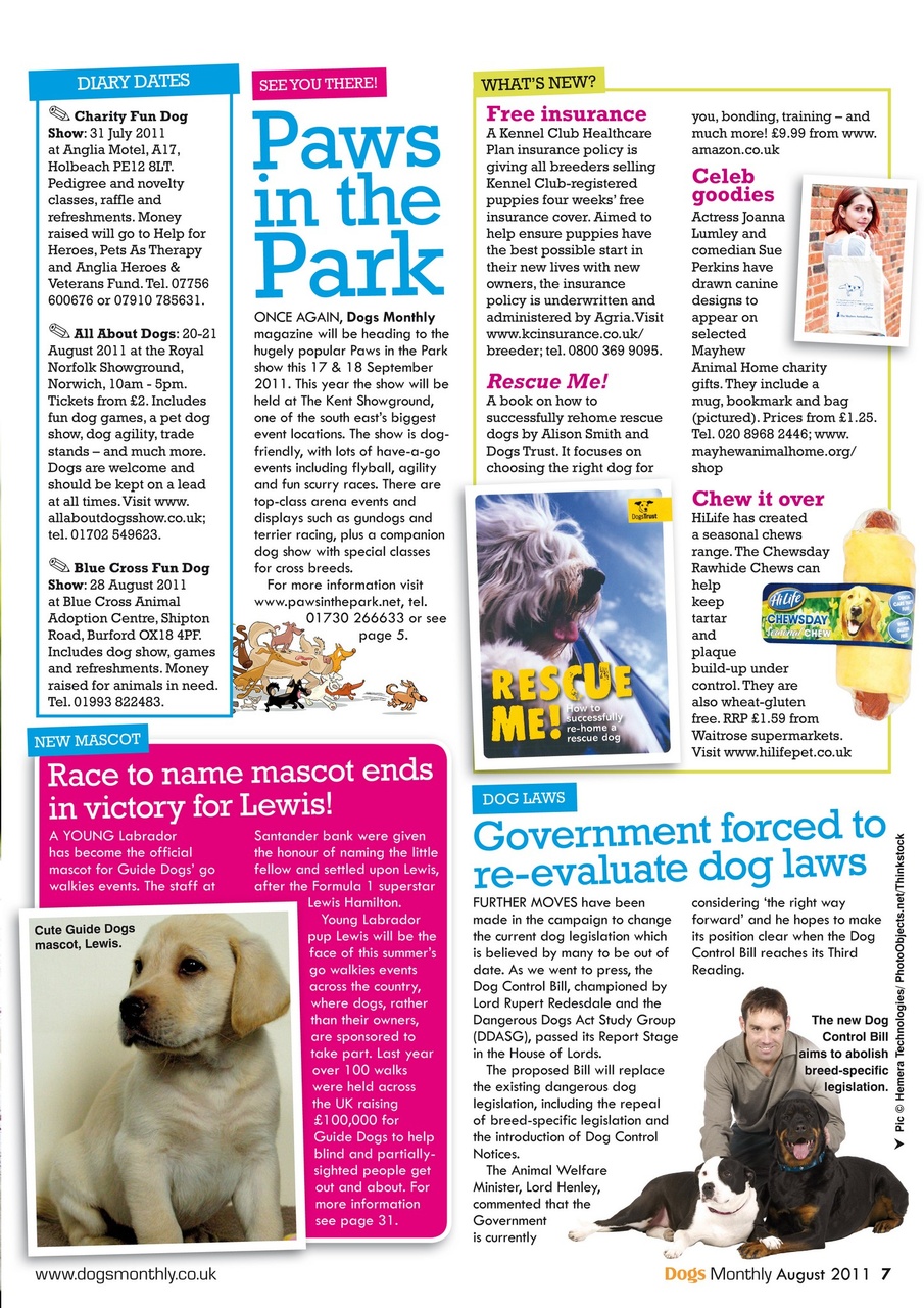 Dogs Monthly Preview Pages