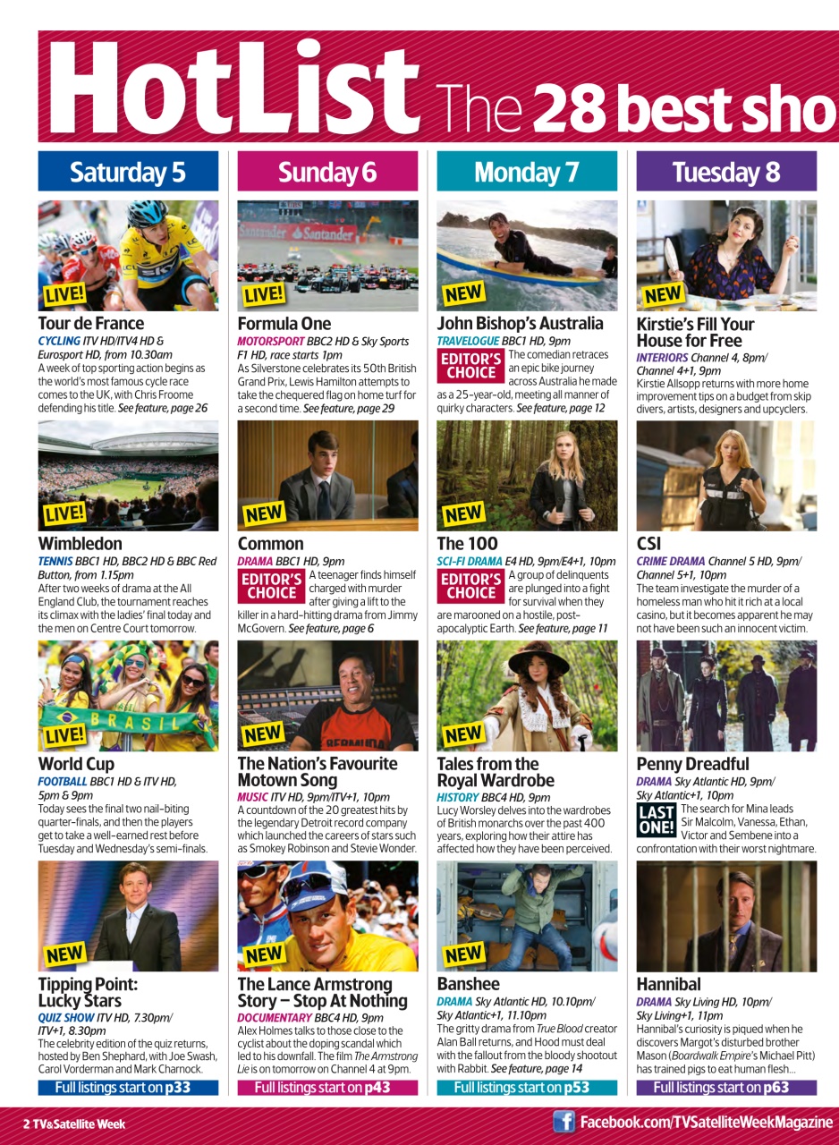 TV & Satellite Week Preview Pages