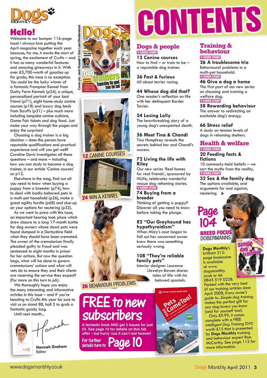 Dogs Monthly Preview Pages