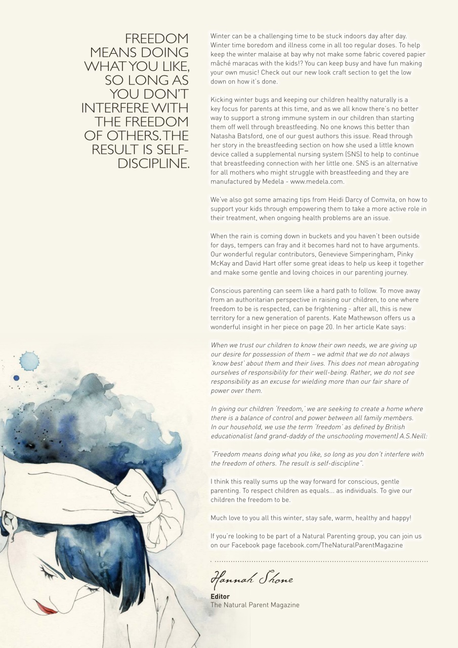 The Natural Parent Magazine Preview Pages