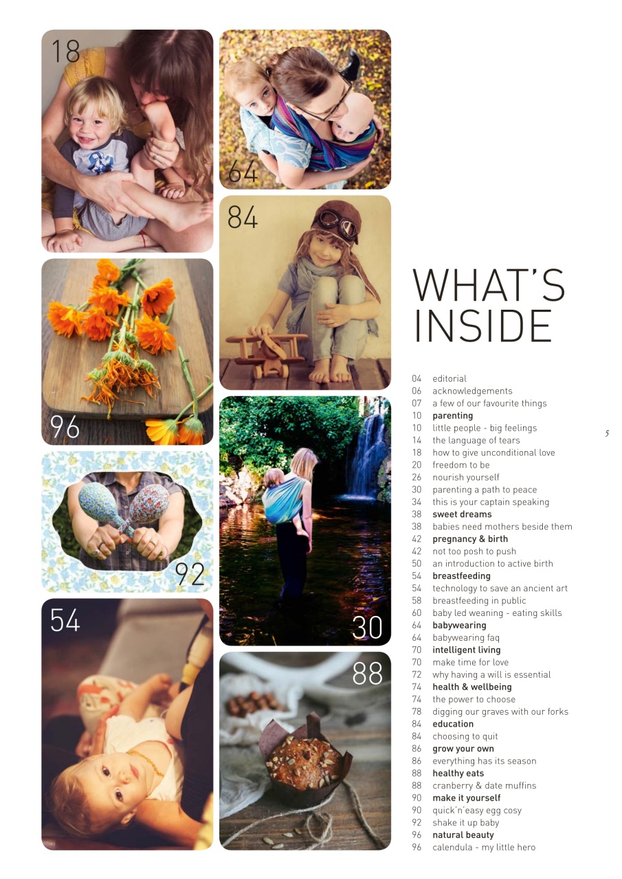 The Natural Parent Magazine Preview Pages