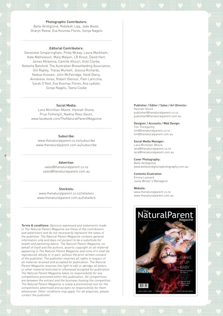 The Natural Parent Magazine Preview Pages
