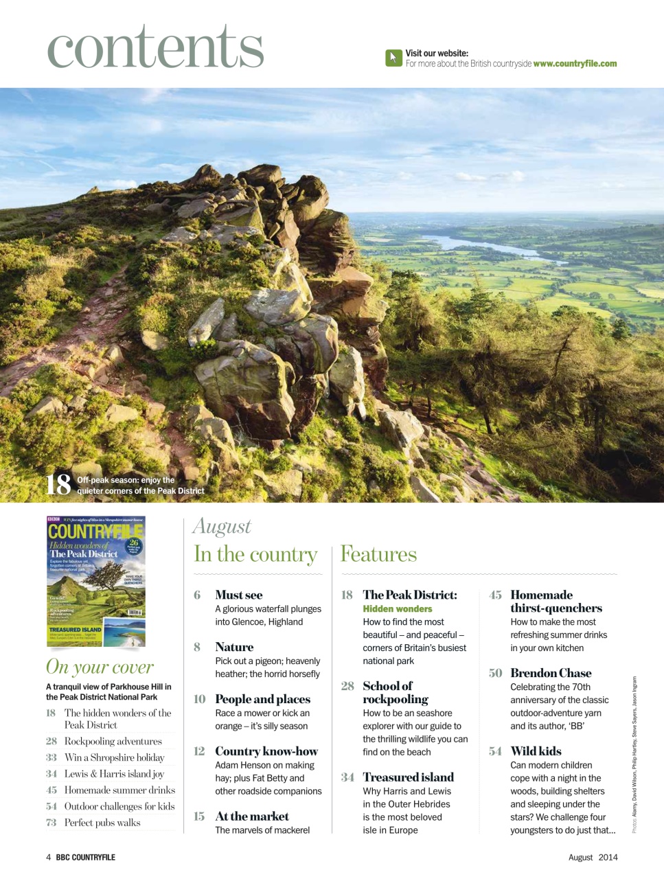 BBC Countryfile Magazine Preview Pages