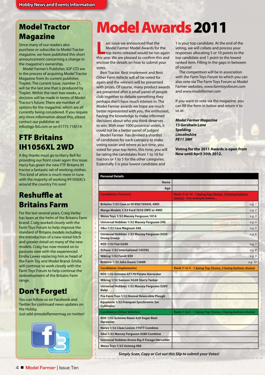 Model Farmer Magazine Preview Pages