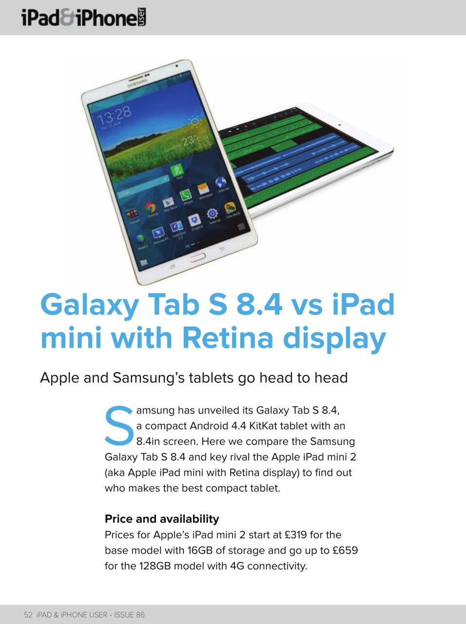 iPad and iPhone User Preview Pages