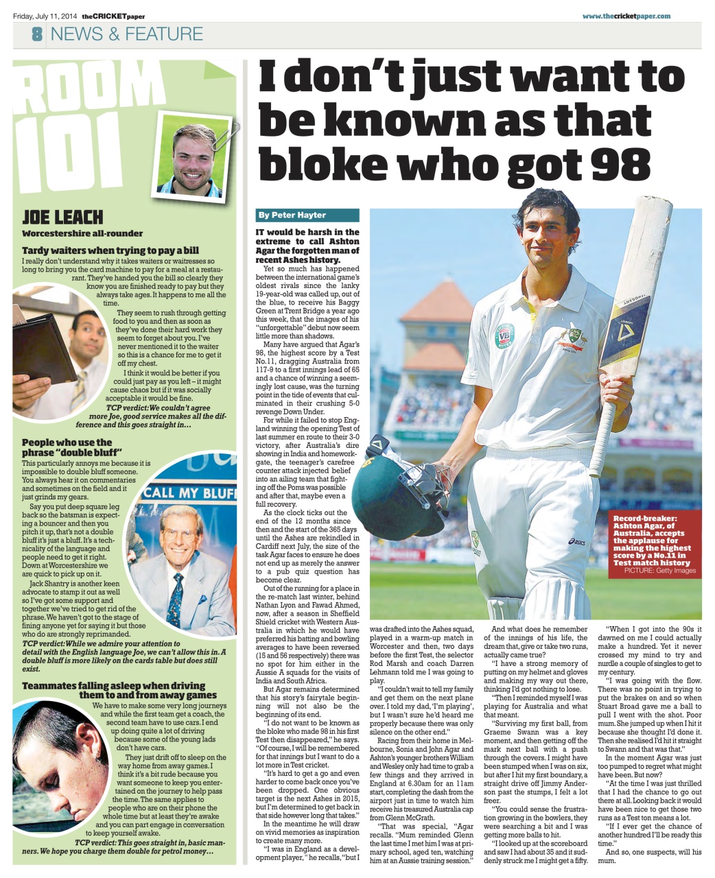 The Cricket Paper Preview Pages