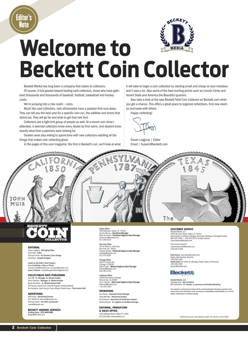 COINage Magazine Preview Pages