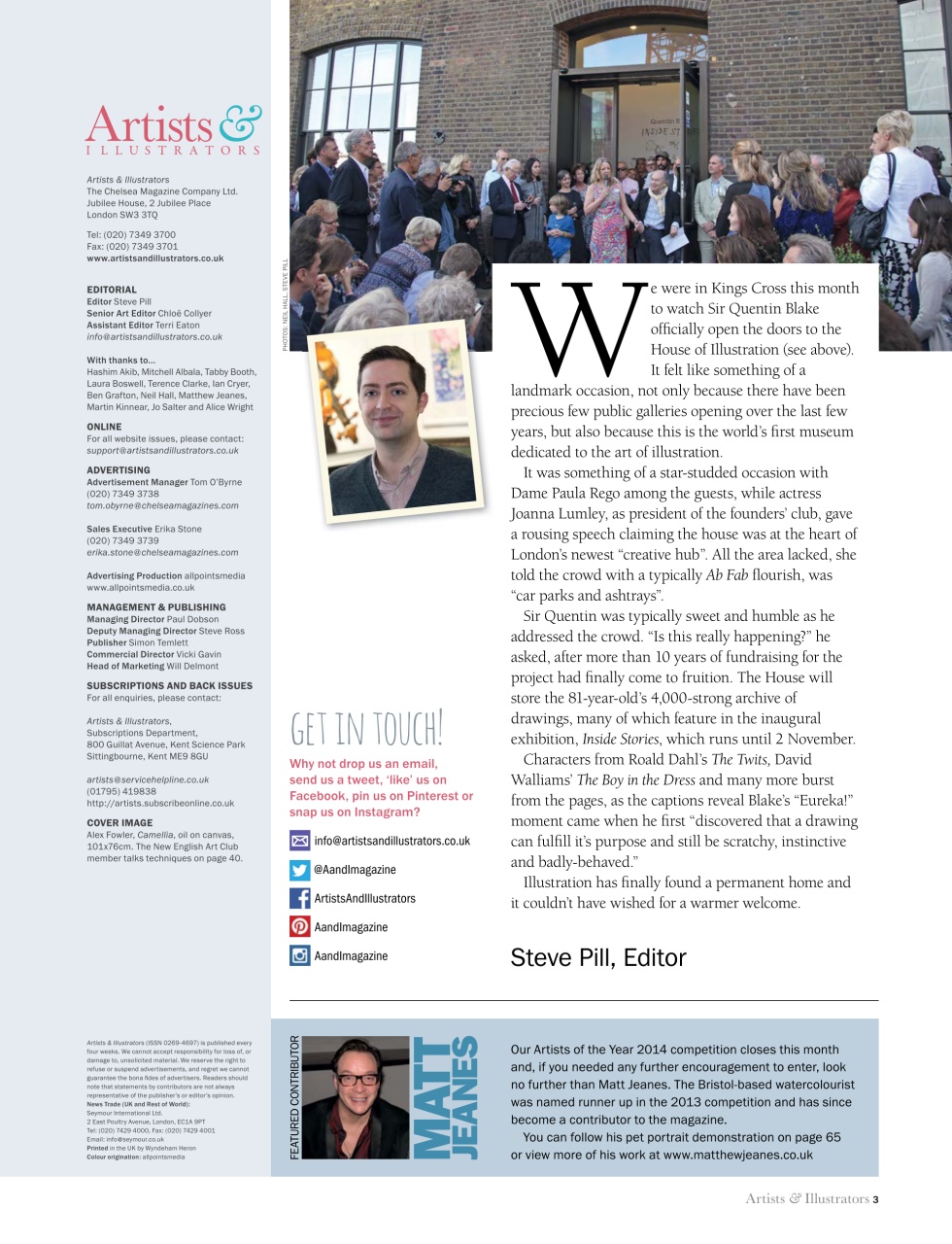 Artists & Illustrators Preview Pages