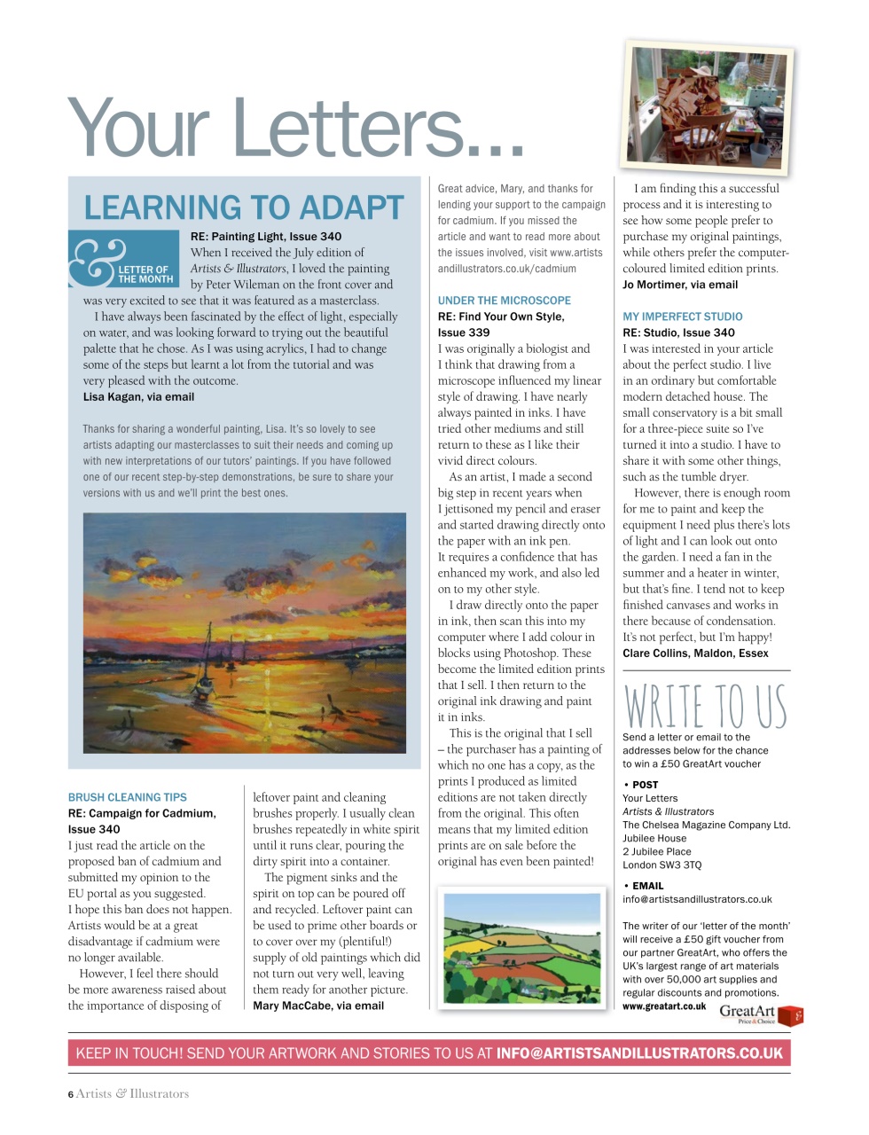 Artists & Illustrators Preview Pages