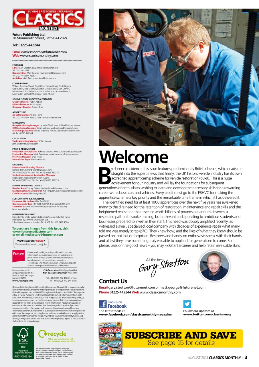 Classics World Preview Pages