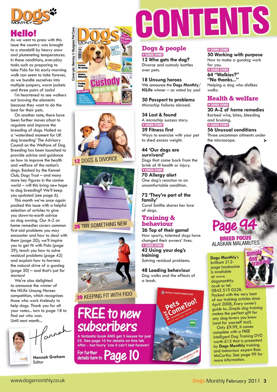 Dogs Monthly Preview Pages
