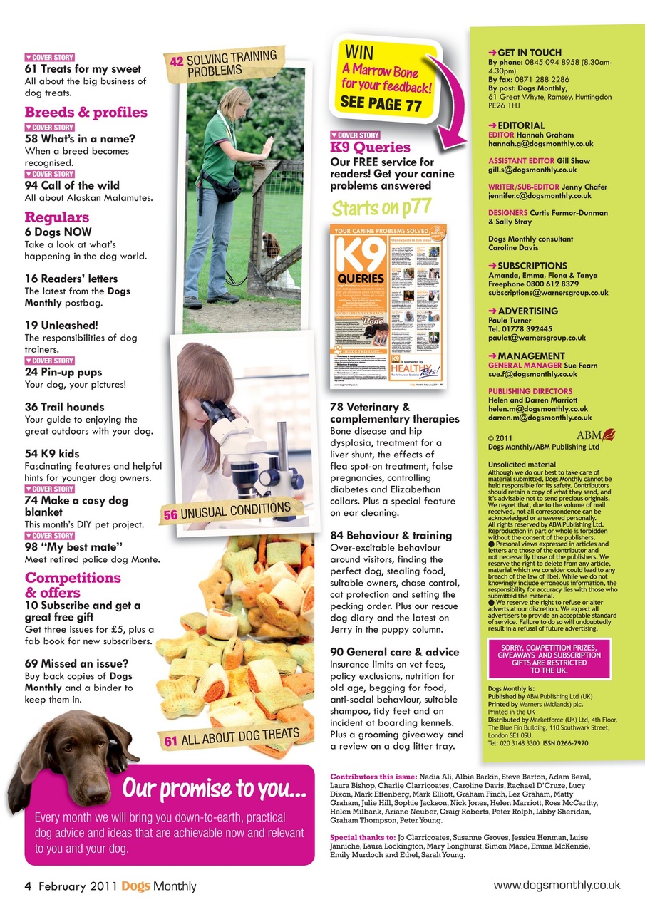 Dogs Monthly Preview Pages