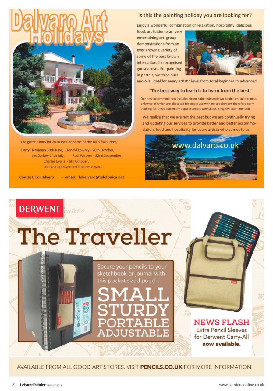 Leisure Painter & The Artist Preview Pages