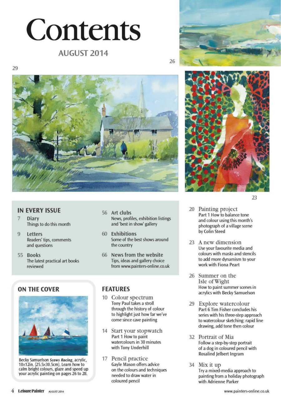 Leisure Painter & The Artist Preview Pages
