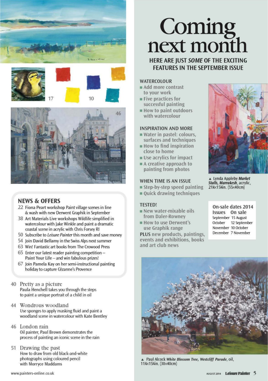 Leisure Painter & The Artist Preview Pages