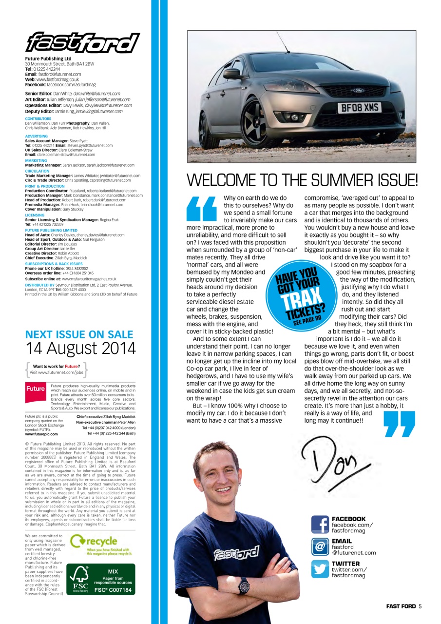 Fast Ford Preview Pages