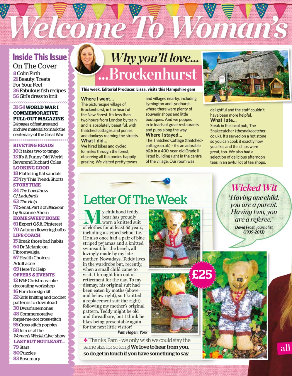 Woman's Weekly Preview Pages