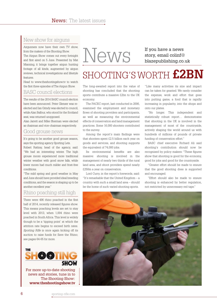 Sporting Rifle Preview Pages