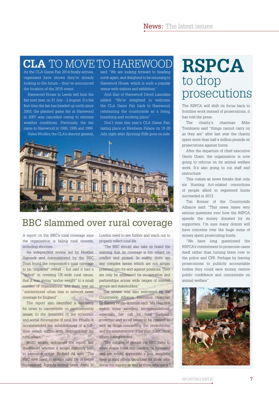 Sporting Rifle Preview Pages