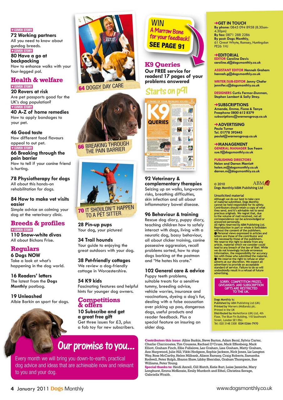 Dogs Monthly Preview Pages