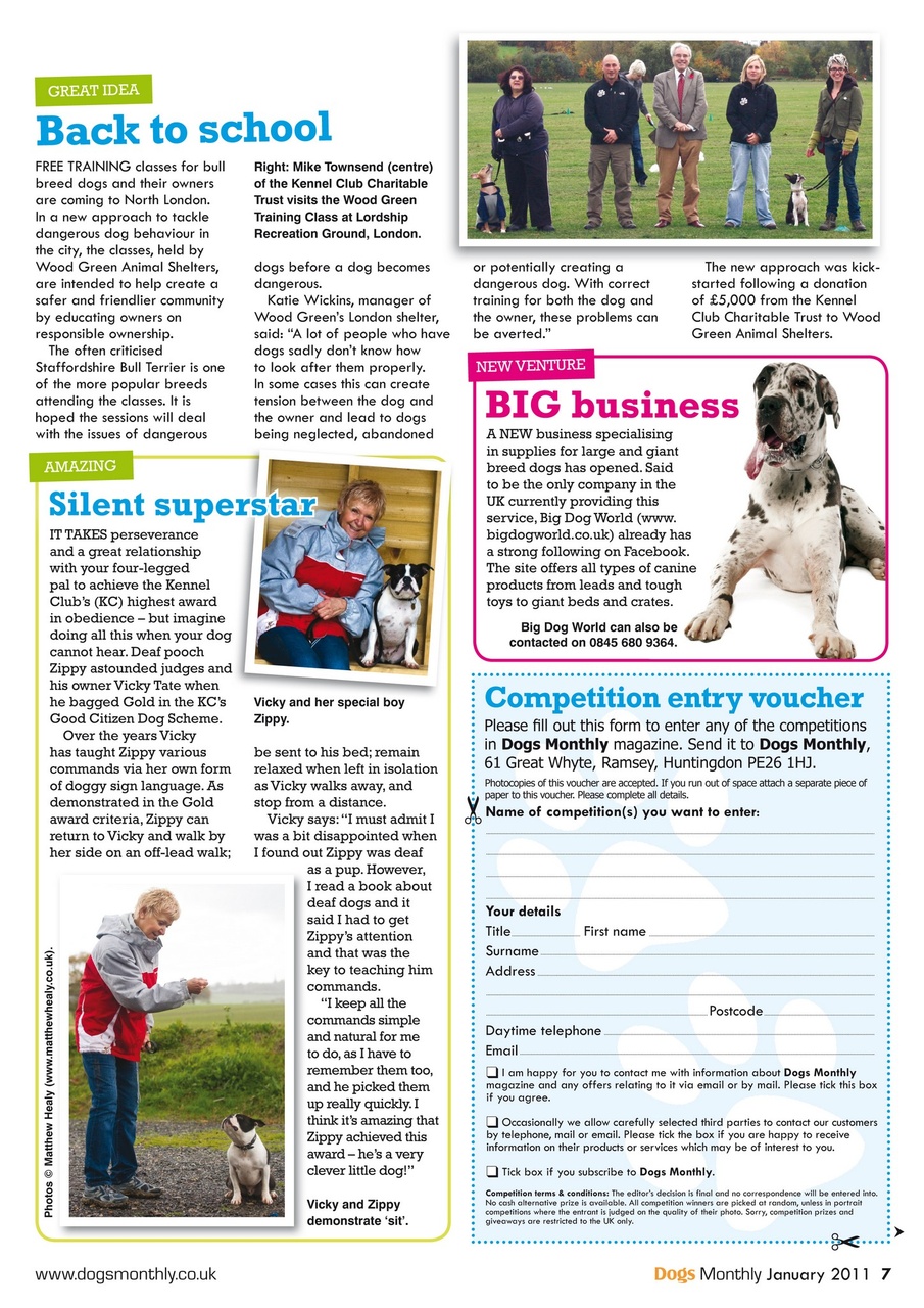 Dogs Monthly Preview Pages