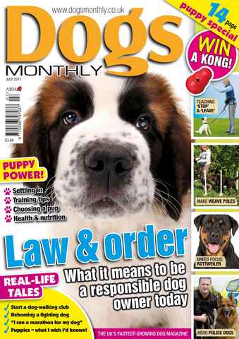 Dogs Monthly issue July 2011