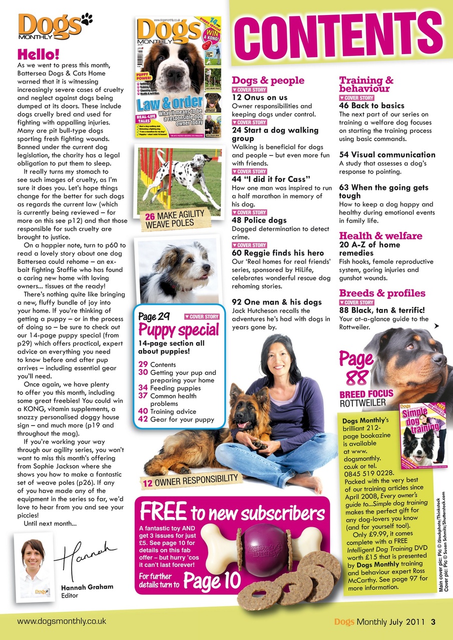 Dogs Monthly Preview Pages