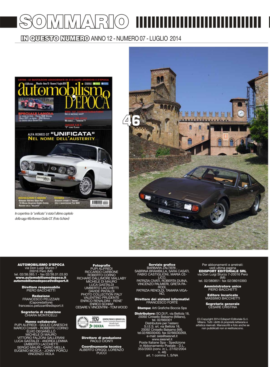 Automobilismo d'Epoca Preview Pages