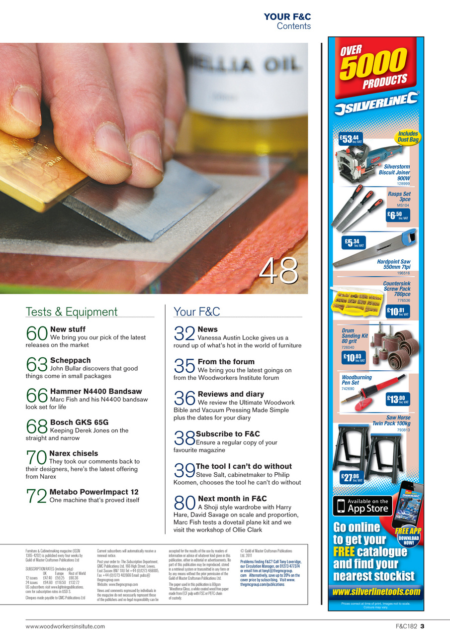 Furniture & Cabinetmaking Preview Pages
