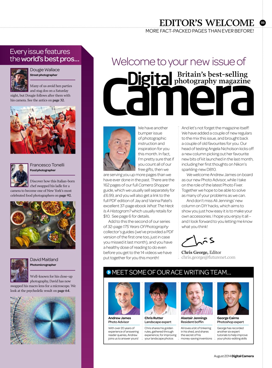 Digital Camera Magazine Preview Pages