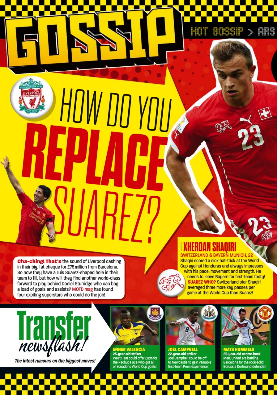 Match of the Day Preview Pages