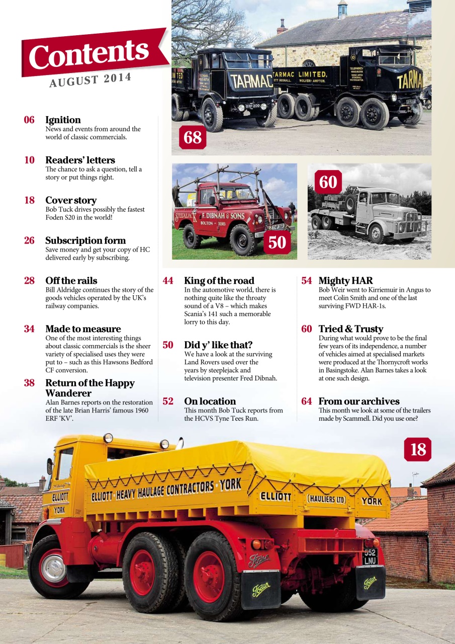 Heritage Commercials Magazine Preview Pages