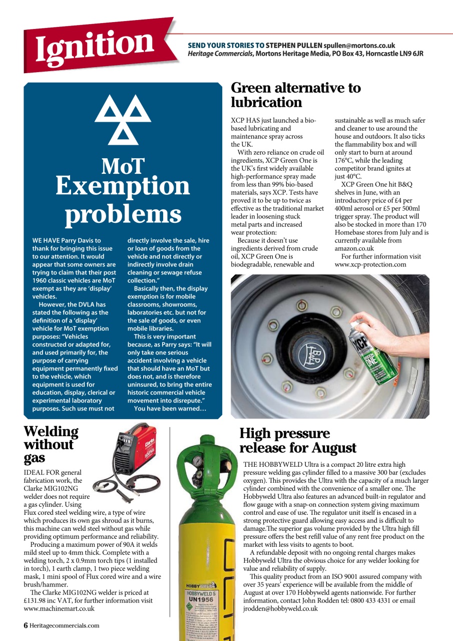 Heritage Commercials Magazine Preview Pages