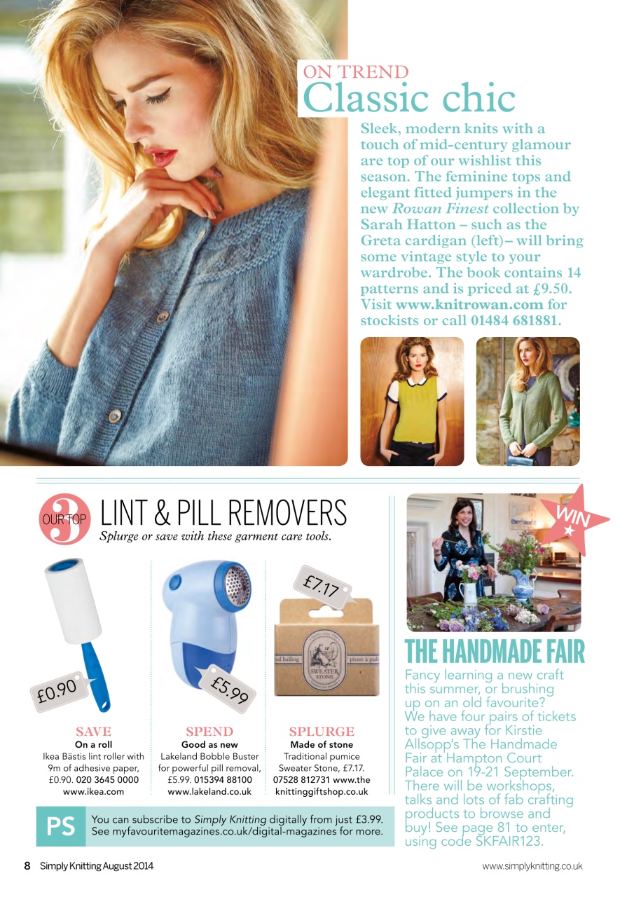 Simply Knitting Preview Pages