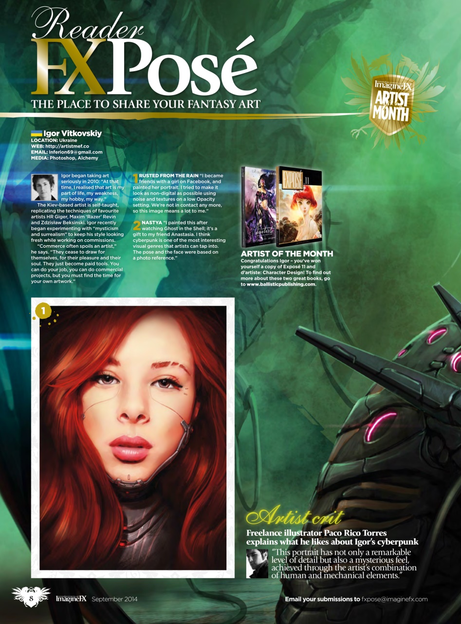 ImagineFX Preview Pages
