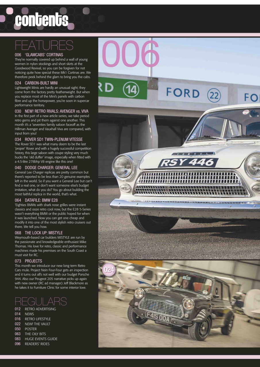 Retro Cars Preview Pages