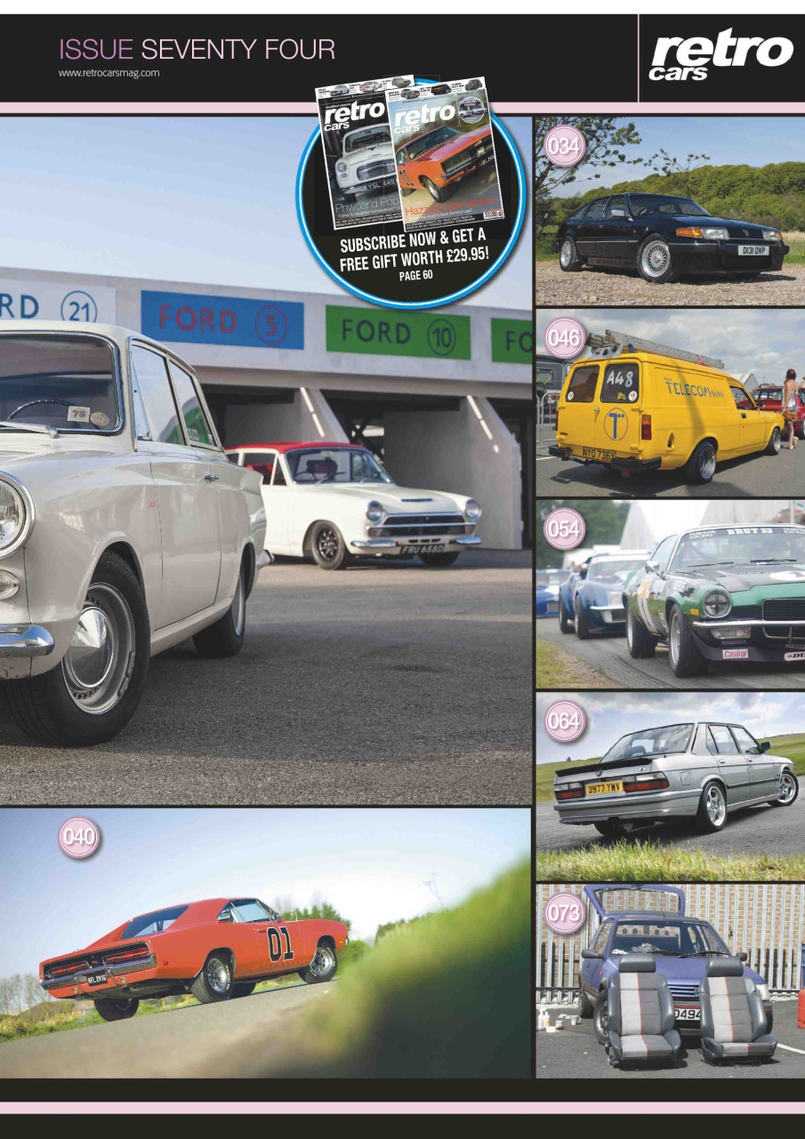 Retro Cars Preview Pages
