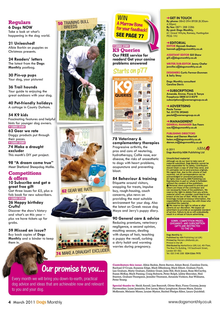 Dogs Monthly Preview Pages