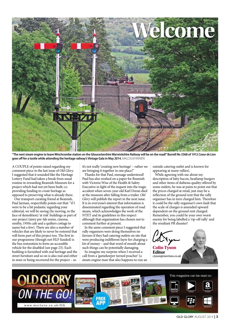 Old Glory Magazine Preview Pages